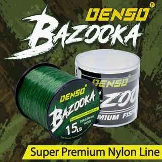 สายเอ็น ตกปลา เด็นโซ่ รุ่น บาซูก้า (เกรดพรีเมี่ยม) DENSO BAZOOKA SUPER PREMIUM NYLON LINE (Premium Quality)