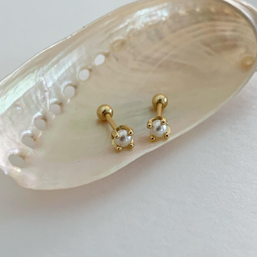 A.piece จิวเงินแท้ [all silver 925] blooming piercing