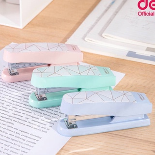 Deli  0402F Macaron Stapler เครื่องเย็บ แม็กซ์เย็บ กระดาษขนาดพกพา (คละสี)