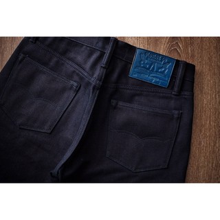 กางเกงยีนส์ Oldblue co 18 Oz Indigo X Black Osaka