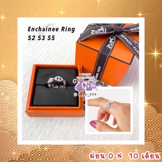 H ermes Silver AG Ring แหวนเงิน  size 50 52 54 55 56  ของแท้