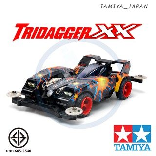 TAMIYA18629 รถแข่ง ทามิย่า แท้ TRIDAGGER XX (MS-CHASSIS) 1/32 SCALE MINI 4WD PRO SERIES มีมอเตอร์แถม DOUBLE SHAFT MOTOR