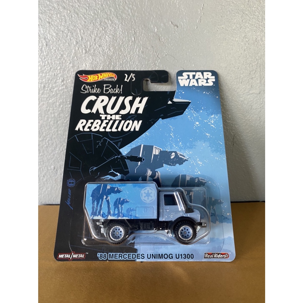 STAR WARS Hot Wheels Premium Crush the Rebellion '88 Mercedes Unimog