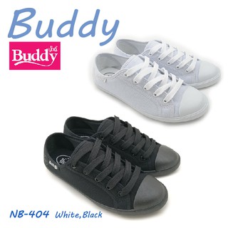 Buddy NB-404 รองเท้าผ้าใบนักเรียนสุภาพสตรี Basic Canvas Shoes