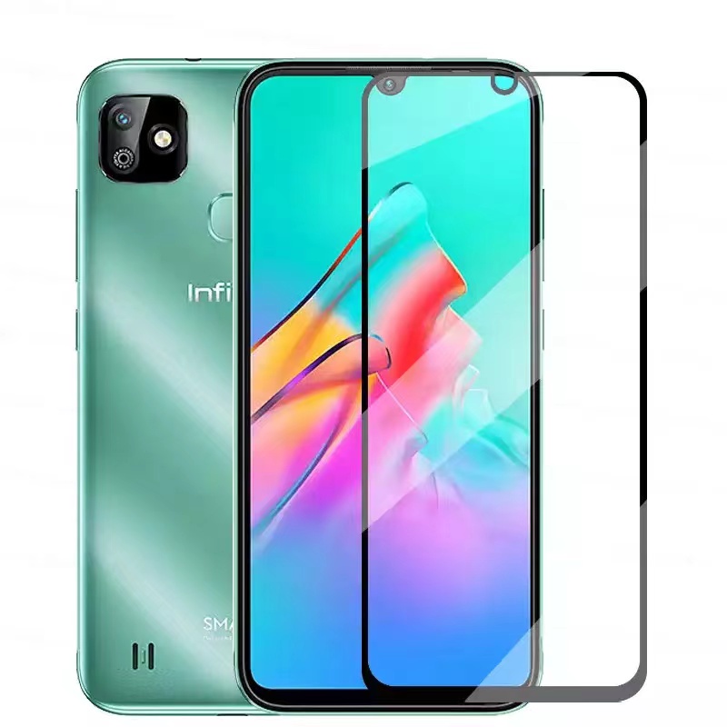 ฟิล์ม For infinix Smart HD กันรอย กันกระแทก ฟิล์มกระจกกันรอย ฟิล์มกระจกนิรภัยเต็มจอ ฟิล์มเต็มจอ ใส่เคสได้ ขอบดำ