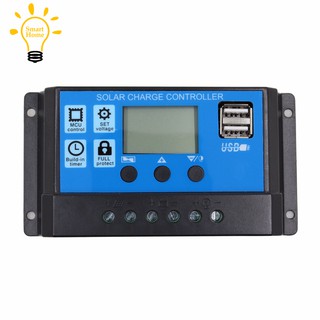 『★』20A 12V 24V Auto work PWM Solar Charge Controller with LCD Dual USB 5V Output Solar Cell Panel