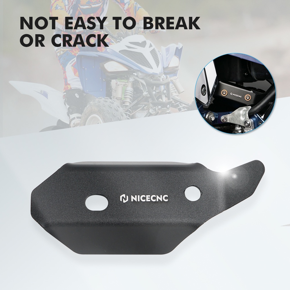 NiceCNC Mid Pipe Heat Shield Guard Protecor Cover ATV for Yamaha Raptor