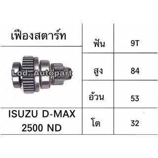 เฟืองสตาร์ทISUZU D-MAX2500NDคอมมอลเรลปี05-17