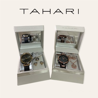 TAHARI แบรนด์แท้ 100% นาฬิกา Set พร้อมสร้อยคอและต่างหู Shop USA 📦พร้อมส่งที่ไทย ส่งฟรี