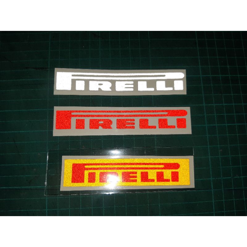 💥สติ๊กเกอร์แต่งรถ Pirelli ราคา/ชิ้นละ 50 💥สะท้อนแสง3M💯%🚀แบบตัดสะท้อนแสงพร้อมส่งจร้า📮📮