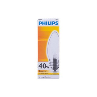 หลอดไส้จำปา CANDLE FR40WE27 FR PHILIPS | PHILIPS | CANDLE FR40WE27 หลอดไส้ หลอดไฟ โคมไฟส่องสว่างและพัดลมเพดาน หลอดไส้จำป