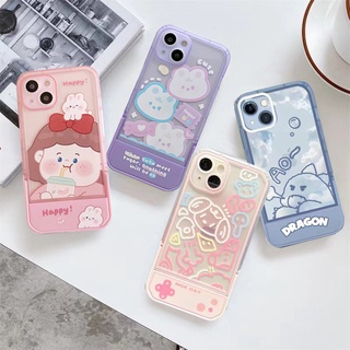 047.เคส ตั้งได้ เคสซิลิโคน เคสโทรสัพท์ลายการ์ตูนน่ารักๆ สำหรับ iPhone 13 pro max 12 pro max 11 pro max 7 8 plus X XS XR