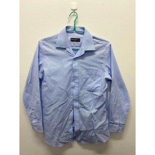 เสื้อเชิ้ตแขนยาว สีฟ้า เสื้อทำงาน