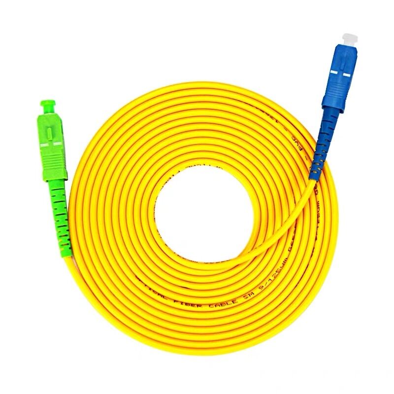 Ftth Optical Fiber Cable Patch Cord Singlemode  SC APC-UPC SM 2.0mm 3.0mm 9/125um Optical Fiber Jump