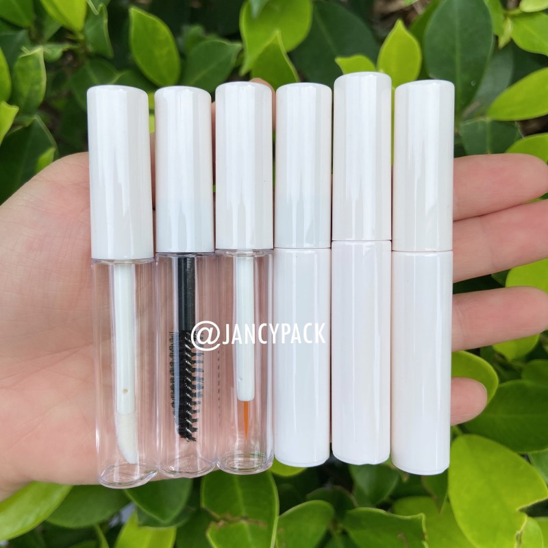Jancy PACK เครื่องสําอาง หลอดมาสคาร่าเปล่า เนื้อแมตต์ สีชมพู สีขาว สีดํา 5 มล.