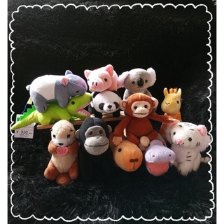 🐻 Stuffed animals  brand Yell from Japan🇯🇵  ตุ๊กตาสัตว์น่ารัก 🐯ตุ๊กตาฮิปโป,แพนด้าแดง,คาปิ,สมเสร็จ