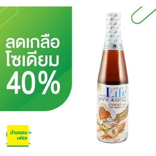 ซอสหอยนางรม/น่้ำปลา/ซีอิ้ว สูตรลดเกลือโซเดียม ตรา กู้ดไรฟ์ (goodlife) ขนาด 500 ml