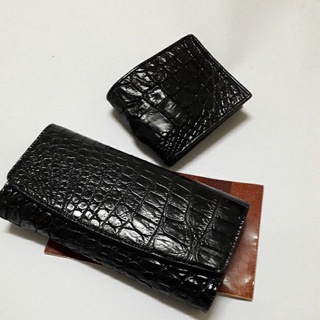 crocodile  wallet กระเป๋าสตางค์จระเข้1499 set 2 pcs