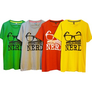 เสื้อยืดปักเลื่อมNERD