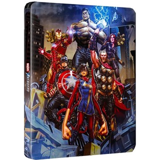 [Limited หายาก รางวัลLottery] Marvel Avengers Steelbook + Pin Set PS4