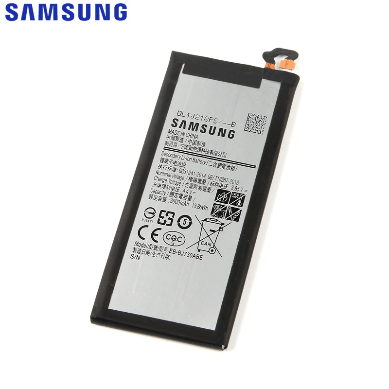 แบตเตอรี่ Samsung EB-BJ730ABE สำหรับ Galaxy J7 Pro J730G J730DS J730FM J730GM J730K SM-J730F SM-J730