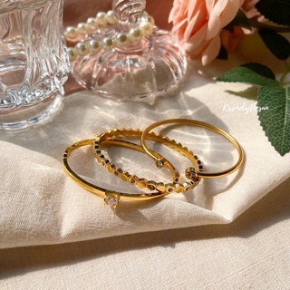 Kissmebythesun - Gold Bracelet | กำไลข้อมือ Stainless steel