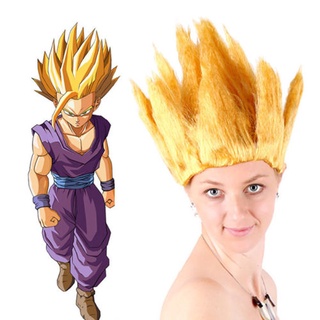 มีสินค้า วิกผมสั้น คอสเพลย์ ดราก้อนบอล Goku Super Saiyan สําหรับเด็ก ผู้ใหญ่