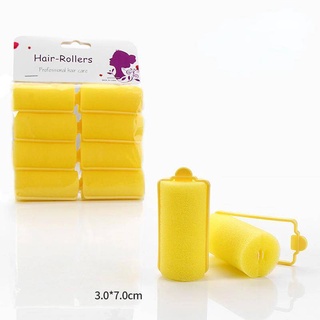 พร้อมส่ง  14/12/6Pcs โรลม้วนผม แบบทำเองที่บ้าน ไม่มีความร้อนผม Roller ลูกกลิ้งโฟมนุ่ม Curling Rod Curl Bar Wave Formers