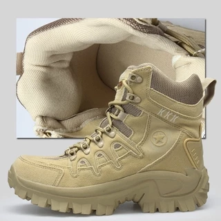 Mens Military Tactical Boots Outdoor Combat Leather Army Boots Hiking Shoes Men Trekking Sport Ankle Boots