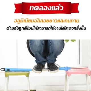 ไม้ถูพร้อมผ้าม็อบสแตนเลส ถังปั่นไม้ถูพื้น