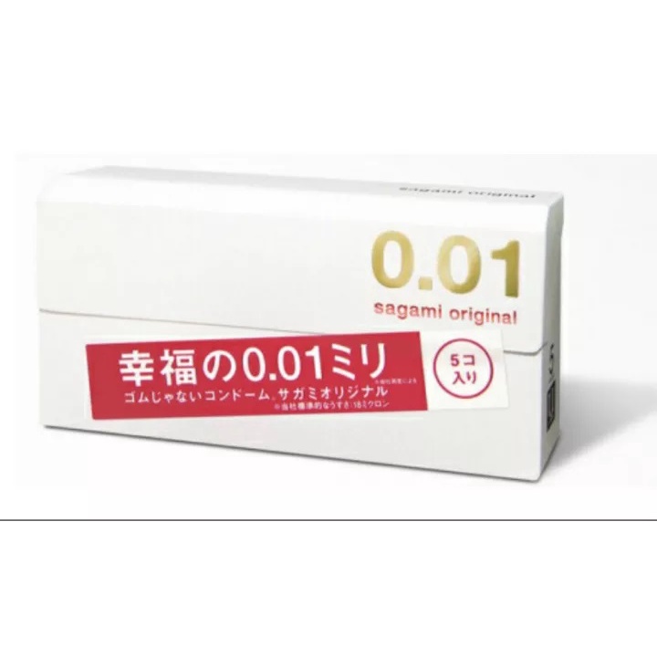 พร้อมส่ง🌈Sagami Original 001 mm ซากามิ ออริจินัล 0.01 มม. ถุงยางอนามัย