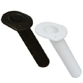 Oceansouth Rod Holder – Large Oval Head / Rectangle 30 Deg black/white(ที่ปักคันเบ็ด)
