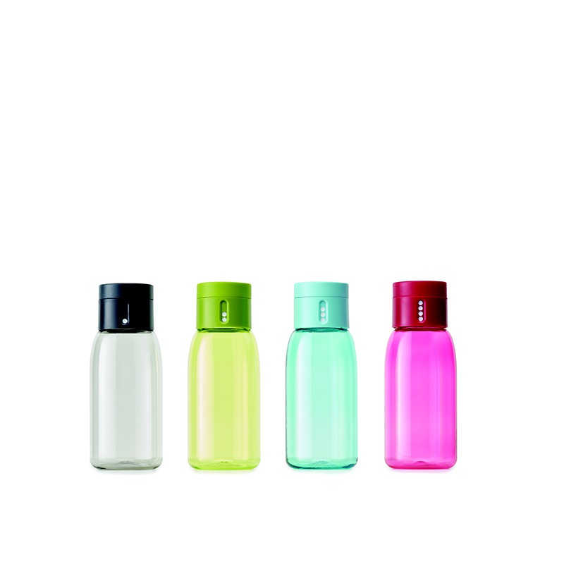 Joseph Joseph ขวดน้ำพลาสติก ขนาด 400 มล. Dot Hydration-tracking Water Bottle 400ml.