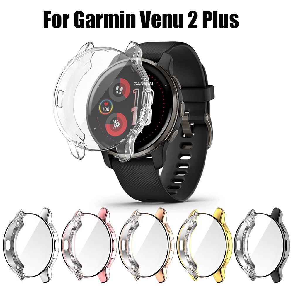 เคสป้องกันหน้าจอ TPU แบบเต็มจอ สําหรับ Garmin Venu 2 Plus