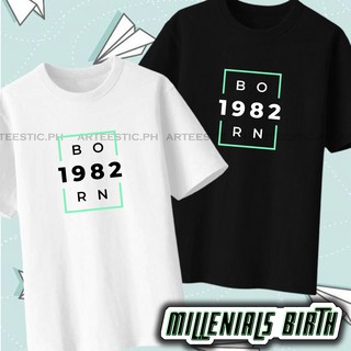 minimalist tshirt Birth Year 1982 High Quality Clothing by ArteesticPh