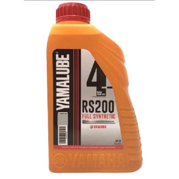 YAMAHA YAMALUBE 4T RS200 10W-50 FULLY SYNTHETIC MOTORCYCLE OIL (1.0L)