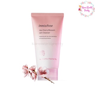 🌸 Innisfree Cherry Blossom Jam Cleanser 150g แยมคลีนเซอร์ผลิตภัณฑ์ทำความสะอาดสูตรสารสกัดจากใบซากุระเชจูโยชิโนะ