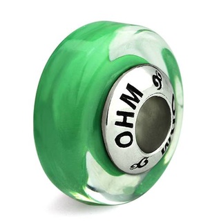 OHM Beads รุ่น Mow - Murano Glass Charm เครื่องประดับ บีด เงิน เแก้ว จี้ สร้อย กำไล OHMThailand
