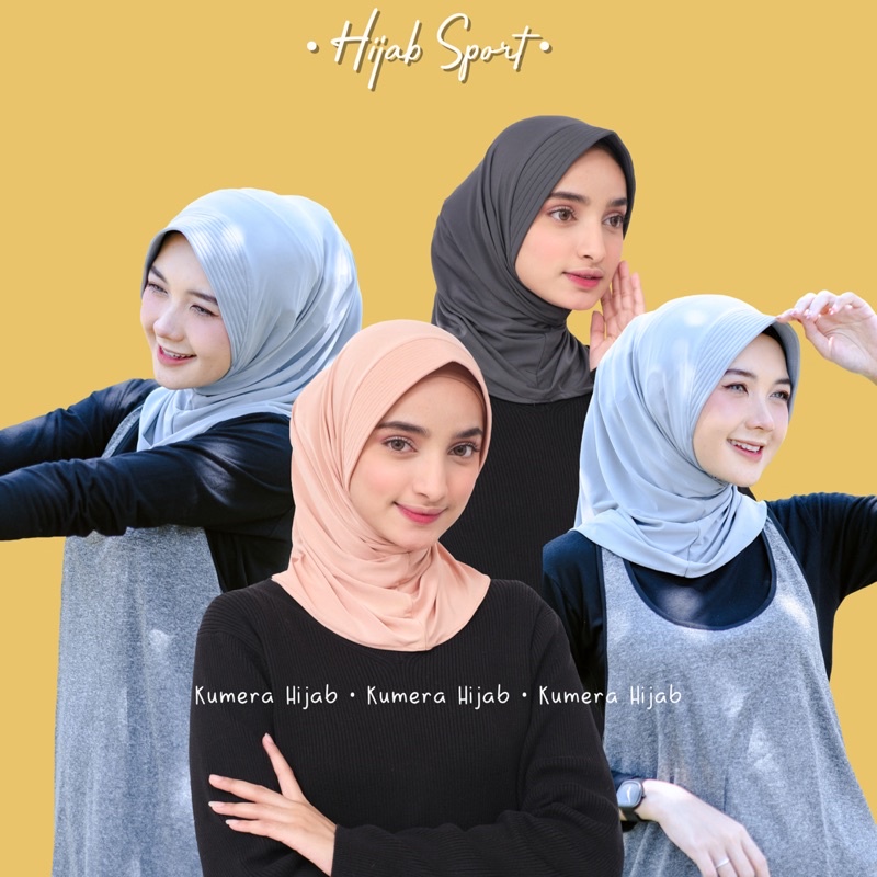 Hijab Sport Premium Instant Hijab Ped Sport