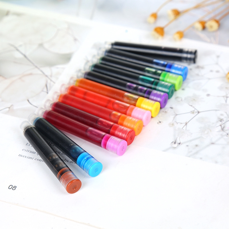 Ten - ปากกาหมึกแบบใช้แล้วทิ้งสีฟ้า / ดํา / แดง 0 . 34 มม .