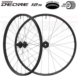 ชุดล้อจักรยานเสือภูเขา SHIMANO 27.5/29 Tubeless Wheel Thru Axle WH-MT601