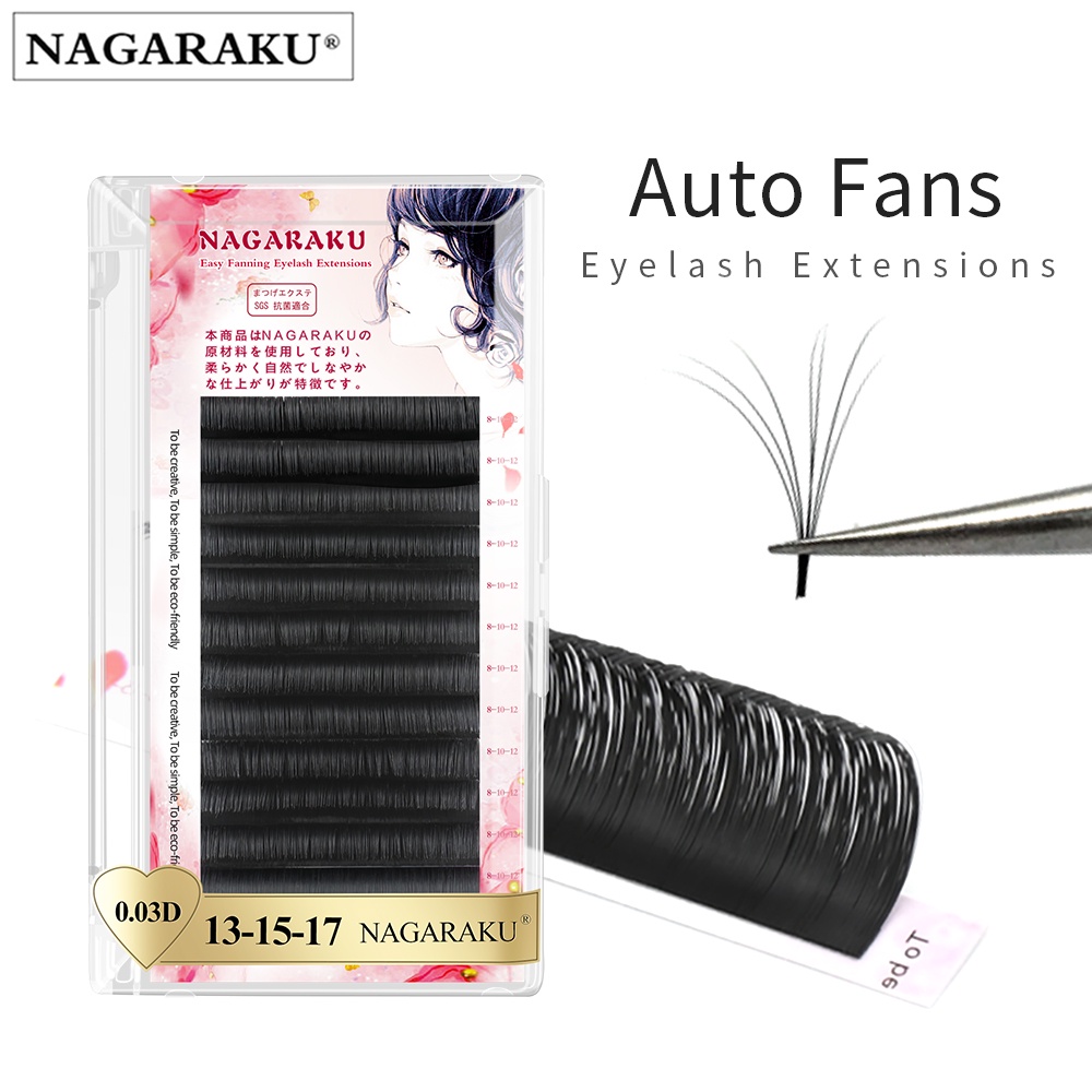 NAGARAKU Bloom เอฟเฟกต์วอลลุ่มขนตาปลอม Easy Operate