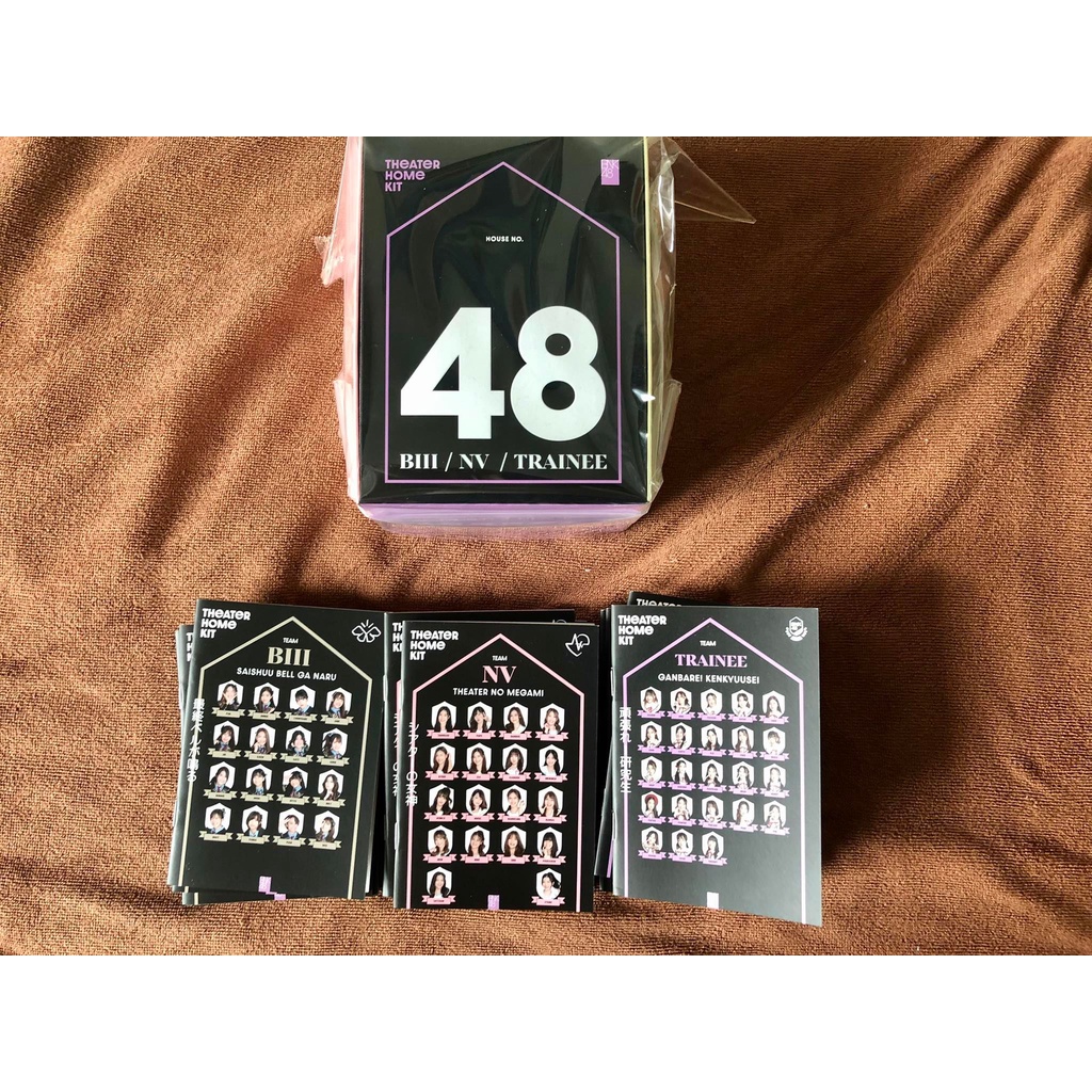 BNK48 Theater Home Kit Snack Box ธัญพืชอบแห้งรวมรส สมุดโน๊ต ทีม BIII NV Trainee อัลมอนด์ เม็ดมะม่วง แครนเบอร์รี