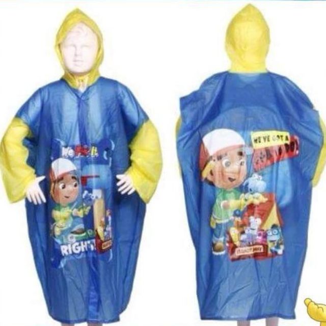 Handy Manny Raincoat for kids ชุดกันฝน เสื้อกันฝนเด็ก