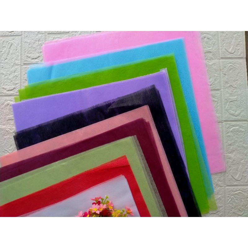 FLOWER BOUQUET TISSUE PAPER / COTTON TISSUE FLOWER PAPER WRAPPING