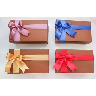 Wedding Gifts กล่องคราฟท์ เอนกประสงค์