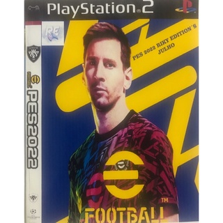 แผ่นเกมส์ PS2 PES 2022แผ่นไรท์