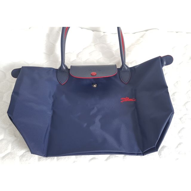 แท้100% Longchamp le pliage club shoulder bag ลองชอม หูยาว  #พร้อมส่ง