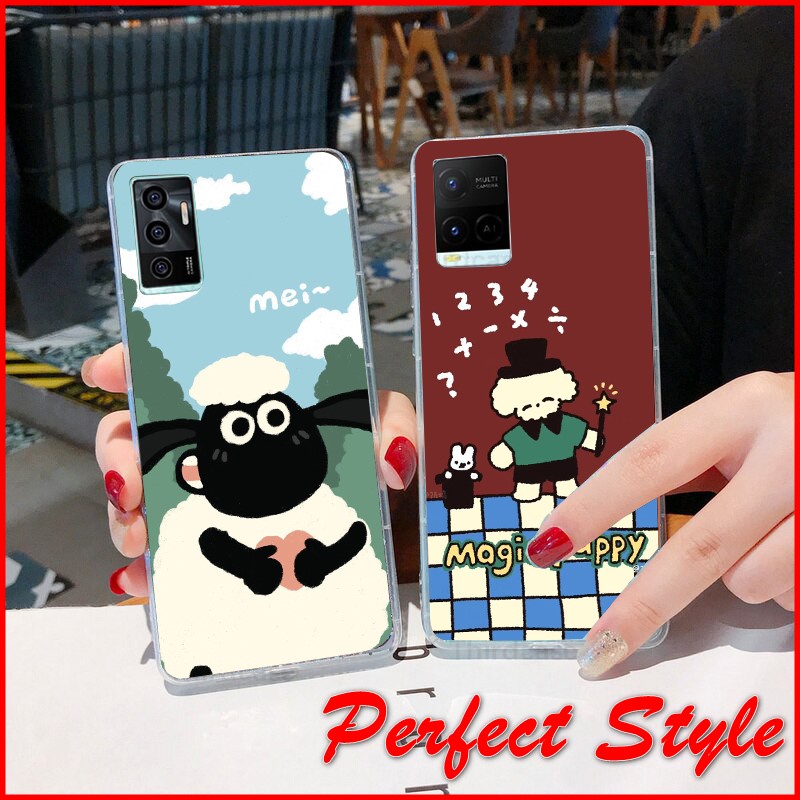 UV BT เคสซิลิโคนสําหรับ vivo Y72 5g Y53s 5g Y02s T1x Y22 Y22s Y16 Y35 Y02a Y02T