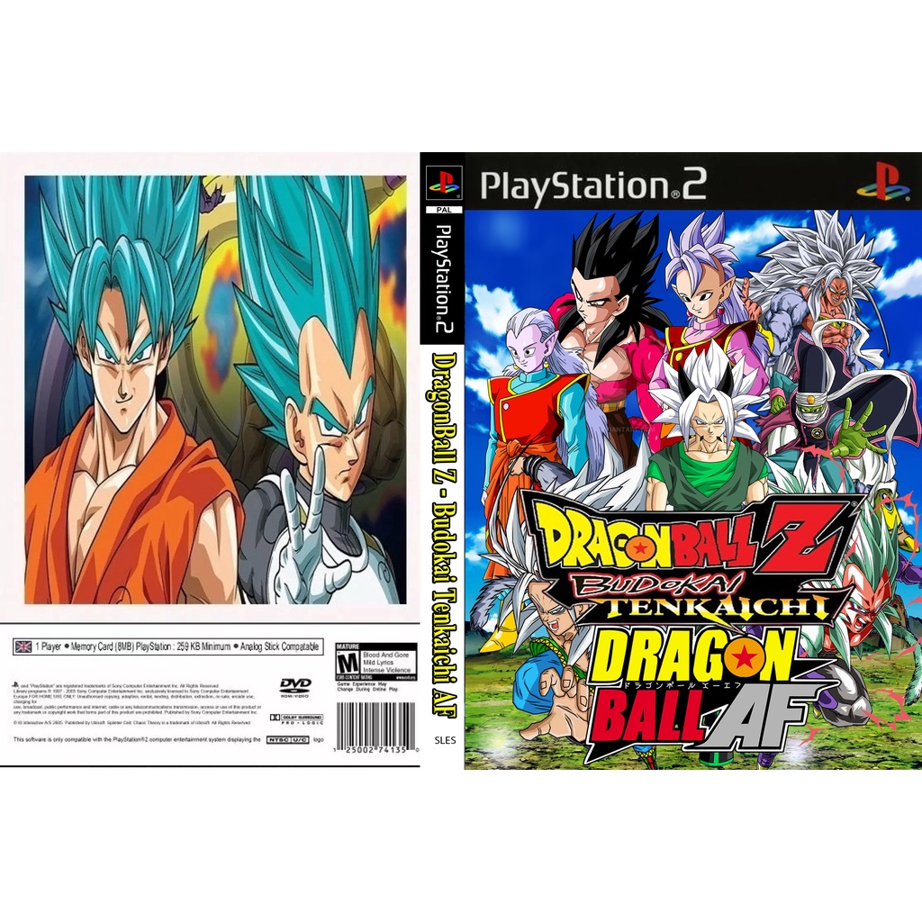แผ่นเกมส์ PS2 DragonBall Z - Budokai Tenkaichi AF   คุณภาพ ส่งไว (DVD)